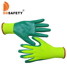 Top Quality 13 Gauge Nylon Knitted Ansell Nitrile Coated Working Glove
